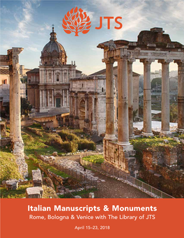Italian Manuscripts & Monuments