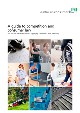 A Guide to Competition and Consumer