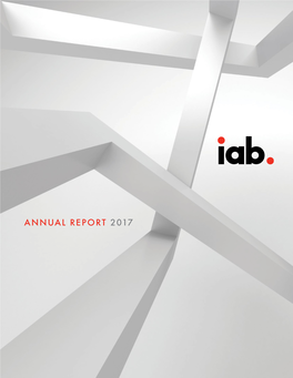 Annual Report 2017 Iab Annual Report 2017