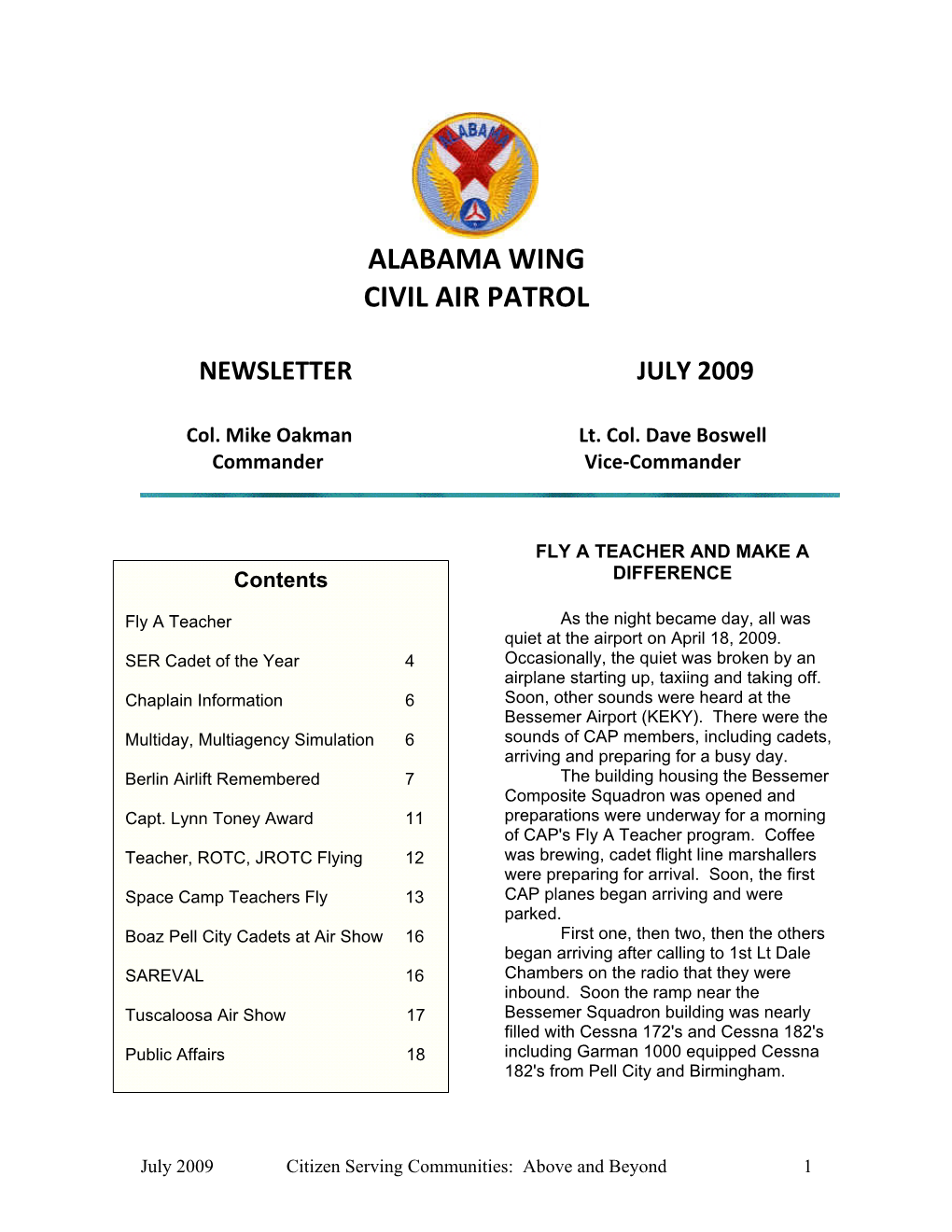 Alabama Wing Civil Air Patrol