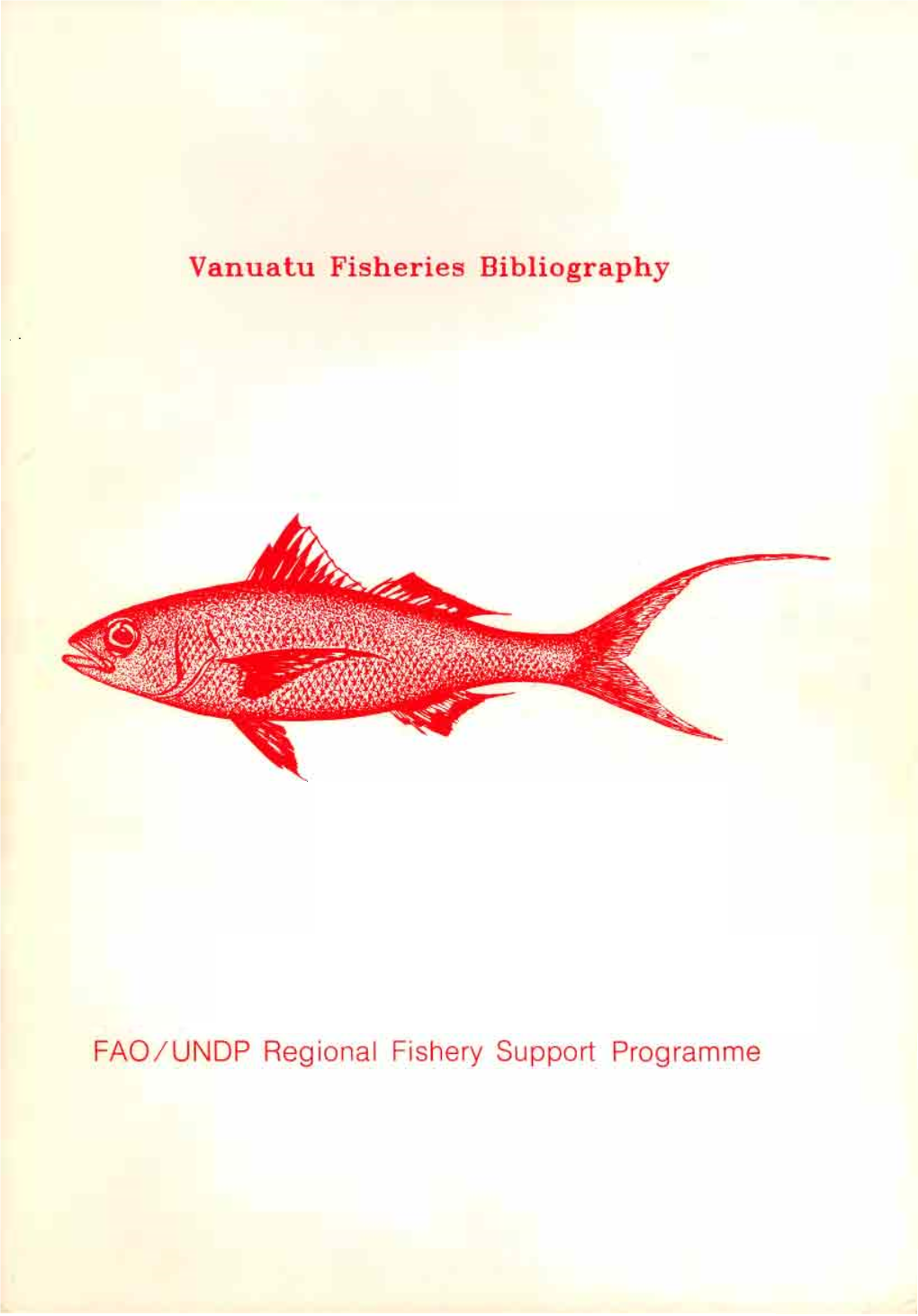 Vanuatu Fisheries Bibliography