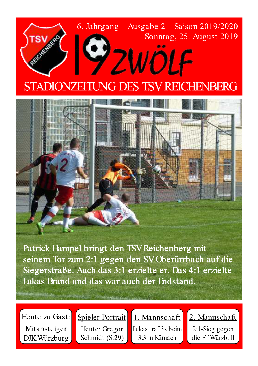 Stadionzeitung Des Tsv Reichenberg