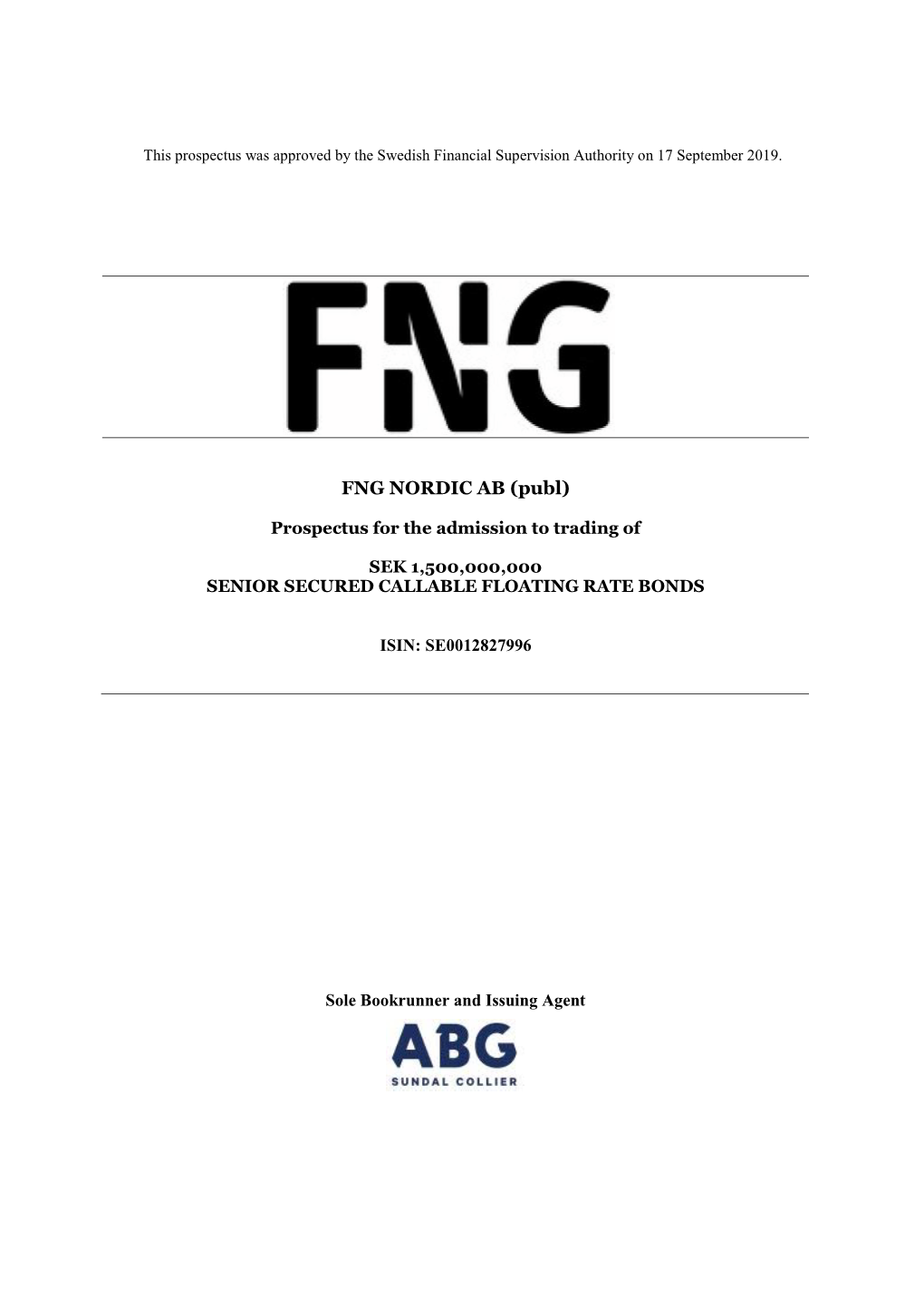 FNG NORDIC AB (Publ)