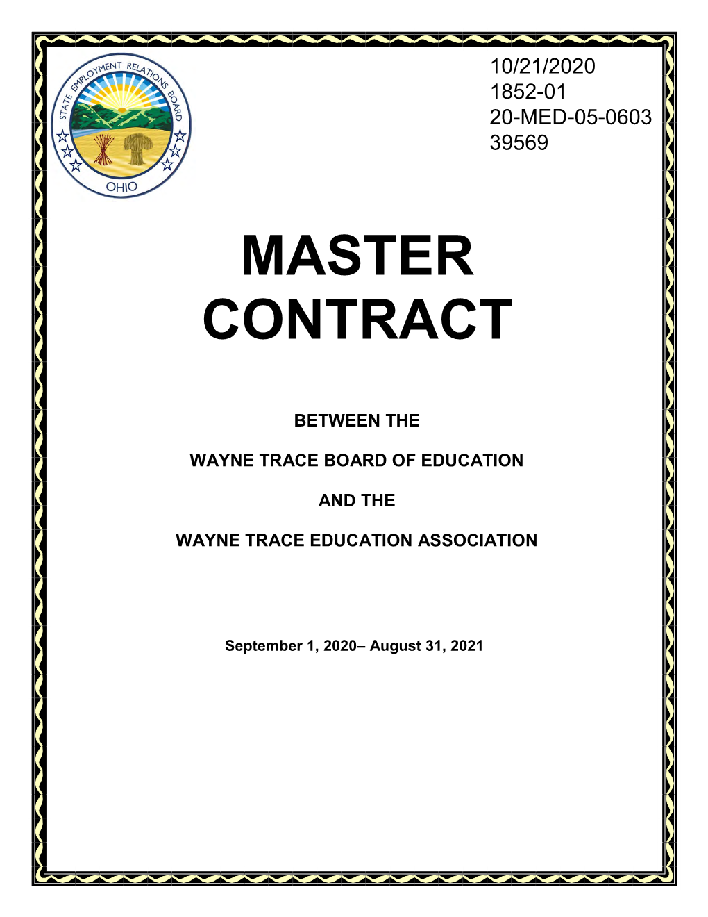 Master Contract