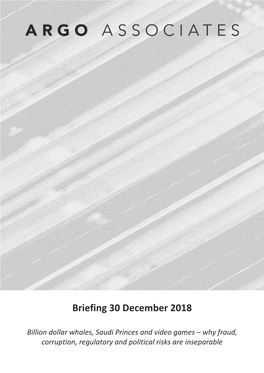 Briefing 30 December 2018