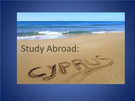 Study Abroad: Cyprus