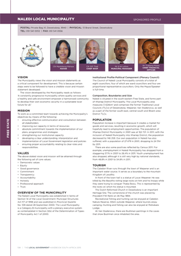 Naledi Local Municipality Sponsored Profile