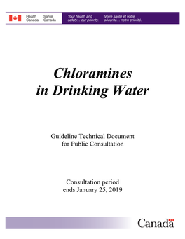 Chloramines in Drinking Water