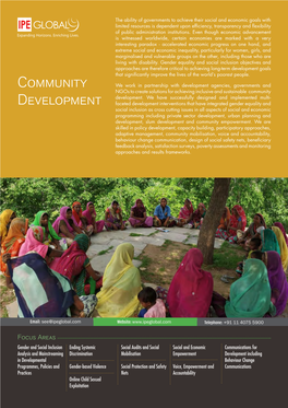 Community Development