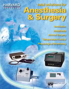 Total Solutions for Anesthesia & Surgery