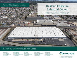 Oakland Coliseum Industrial Center 5800 Coliseum Way | Oakland, CA
