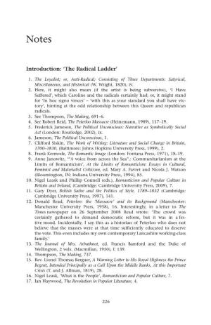 Introduction: 'The Radical Ladder'