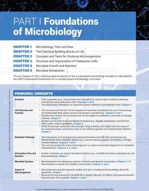 PART I Foundations of Microbiology