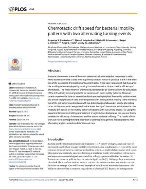Chemotactic Drift Speed for Bacterial Motility Pattern with Two Alternating Turning Events