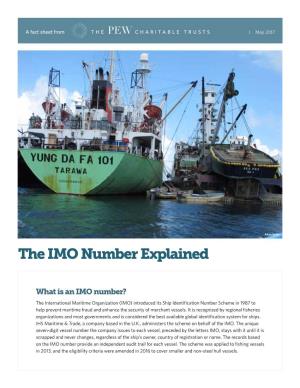 The IMO Number Explained