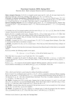 Baire Category Theorem and Its Consequences