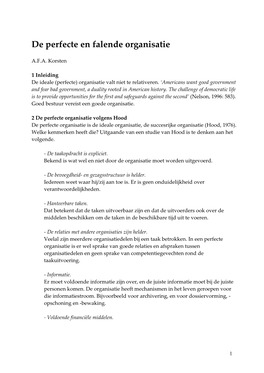 De Perfecte Organisatie.Pdf