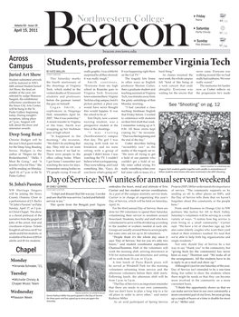 Students, Professor Remember Virginia Tech by KATE WALLIN Really Graphic