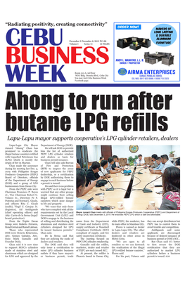Lapu-Lapu Mayor Supports Cooperative's LPG Cylinder Retailers