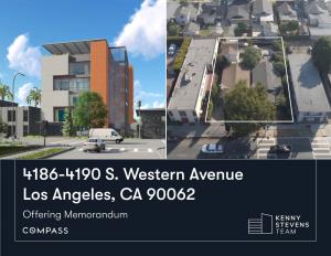 4186-4190 S. Western Avenue Los Angeles, CA 90062 Offering Memorandum Presented By