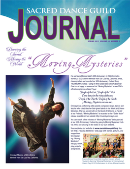 Spring 2011 VOLUME 53 NUMBER 2 Dancing the Jsacred, Moving the World