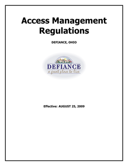 Access Management Plan Can Play an Important Role in Preserving Highway Capacity, Reducing Crashes, and Avoiding Or Minimizing Costly Remedial Roadway Improvements