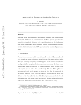 Astronomical Distance Scales in the Gaia Era