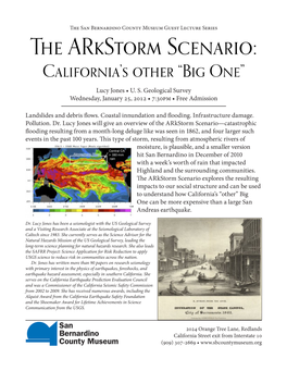 The Arkstorm Scenario: California's Other "Big One"