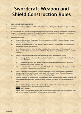 Swordcraft Simplified Rules 2015-03-18