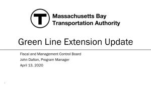 Green Line Extension Update