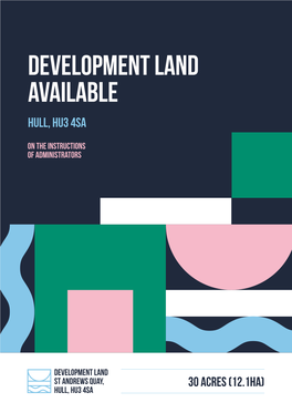 Development Land AVAILABLE Hull, HU3 4SA