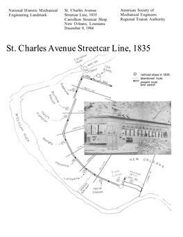 St. Charles Avenue Streetcar Line, 1835
