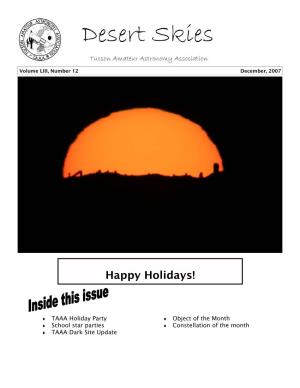 Desert Skies Tucson Amateur Astronomy Association