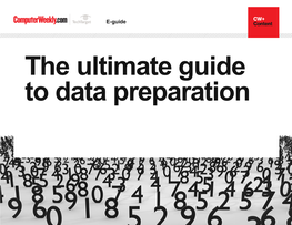 The Ultimate Guide to Data Preparation