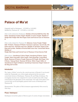 Palace of Ma'at