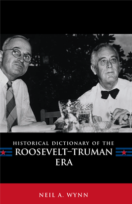 Roosevelt–Truman American Involvement in World War II and Allied Victory in Europe and in Asia