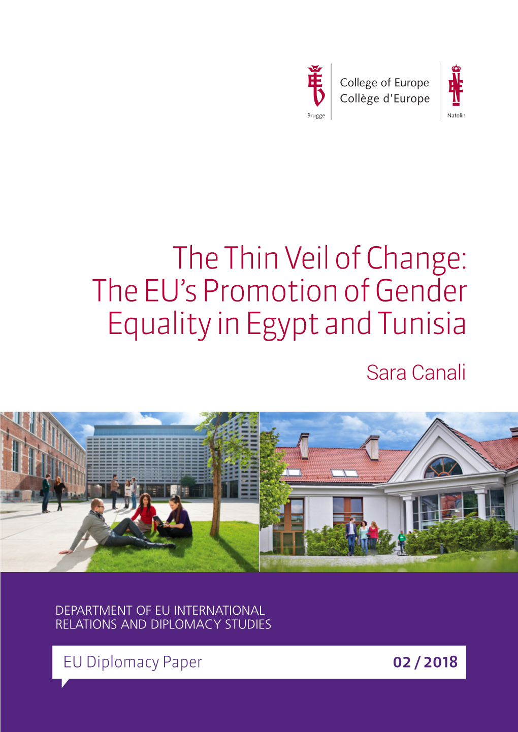 The EU's Promotion of Gender Equality in Egypt and Tunisia