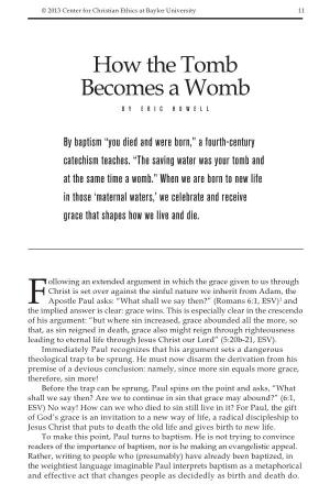 How the Tomb Becomes a Womb by Eric Howell