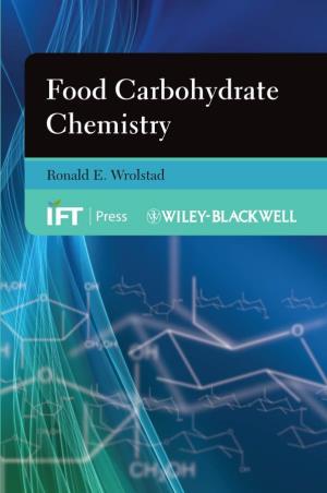 Food Carbohydrate Chemistry Food Carbohydrate Chemistry