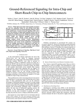 Ground-Referenced Signaling for Intra-Chip and Short-Reach Chip-To-Chip Interconnects