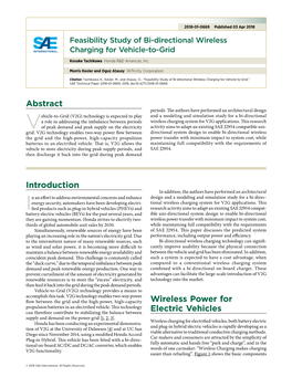 Bi-Directional Study Be Driven by the Ground Side Inverter