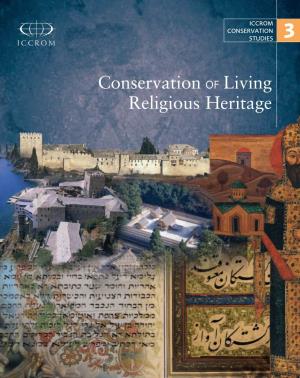 Conservation of Living Religious Heritage ICCROM Conservation Studies 3