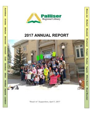 2017 ANNUAL REPORT Iverhurst Rockglen Rouleau Tugaske Bunchwillow Wood Mountain
