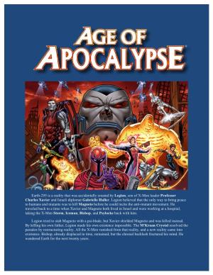 Age of Apocalypse Event Book