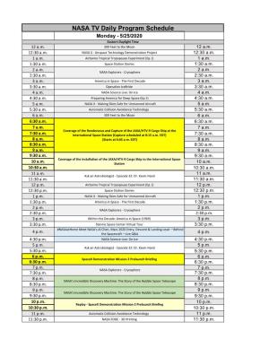 NASA TV Schedule for Web (Week of 5-25-2020)(1).Xlsx