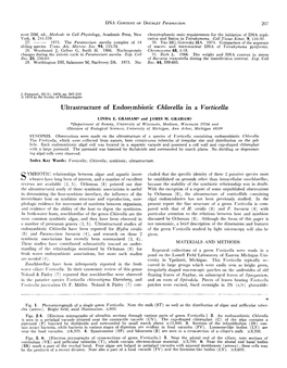 Ultrastructure of Endosymbiotic Chlorella in a Vorticella