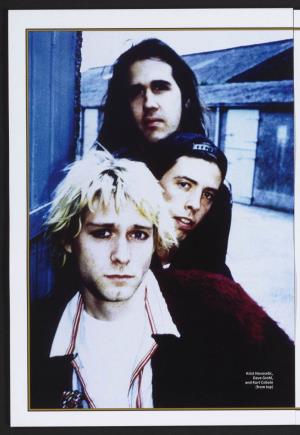 Krist Novoselic, Dave Grohl, and Kurt Cobain