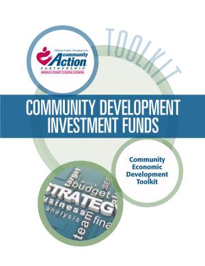 Community Development Investment Funds