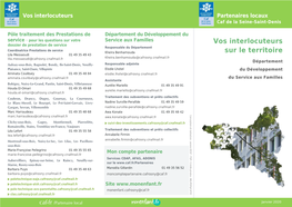 Vos Interlocuteurs Sur Le Territoire