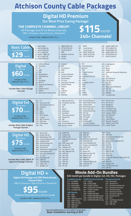 Atchison County Cable Packages